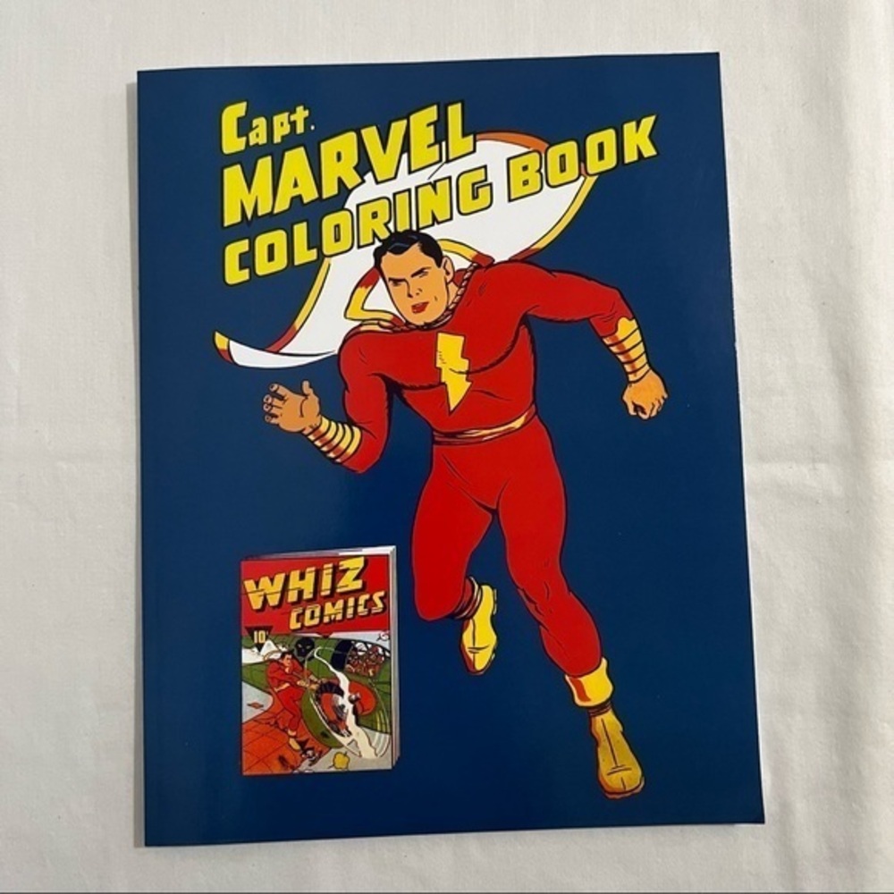 Capt. Marvel Coloring Book Whiz Comics